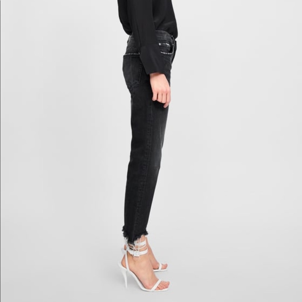 Zara Black Boot Cut Jeans for Women